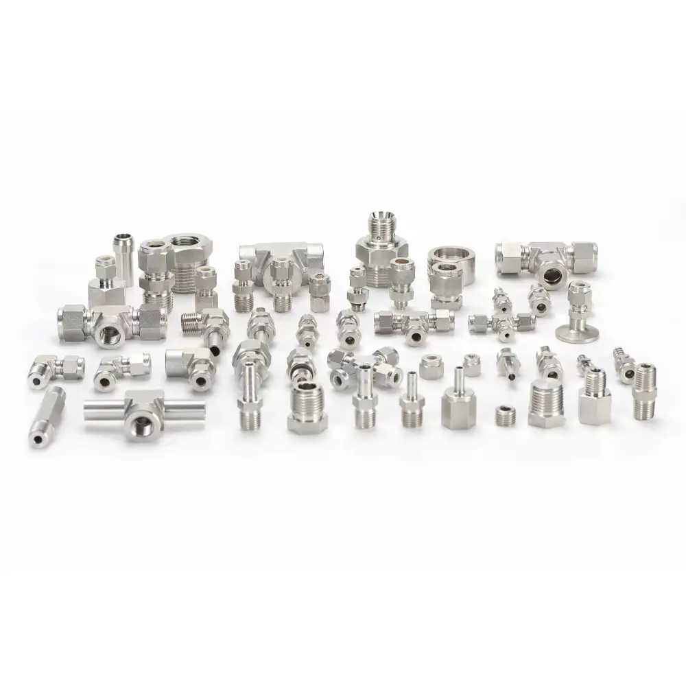 VCR_Metal_gasket_face_seal_fittings_Swagelok_VCR_fittings_glands_male_female_connector_Nuts_Gaskets_and_Accessories_supplier_manufacturer_bulkheads